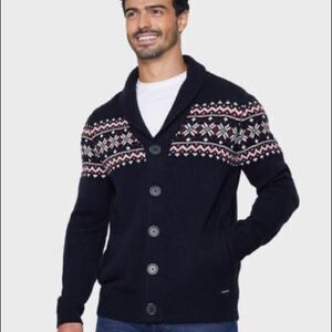 ✨ 2xHP✨Jeans By Buffalo Navy Blue Cardigan Sweater✨